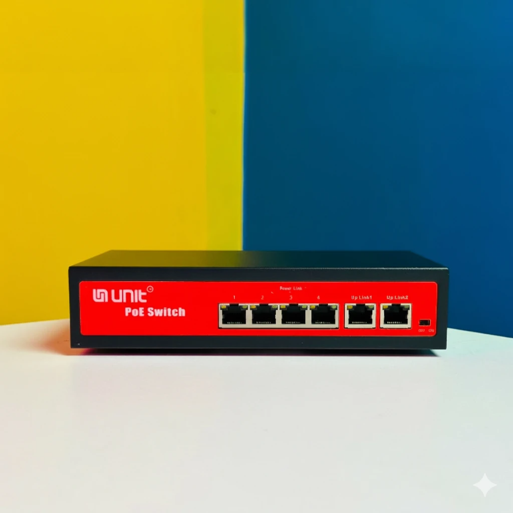 UNIT UT-B42A 4-Port PoE Switch