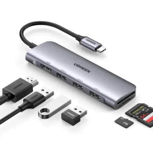 Ugreen CM511 6-in-1 USB-C Multifunction Hub