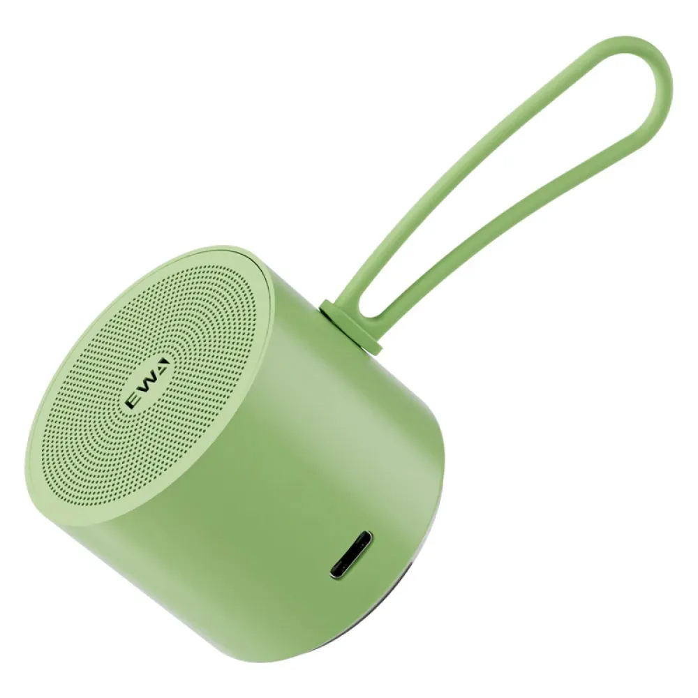 EWA A127 Compact 5W Metal Mini Bluetooth Speaker- Green