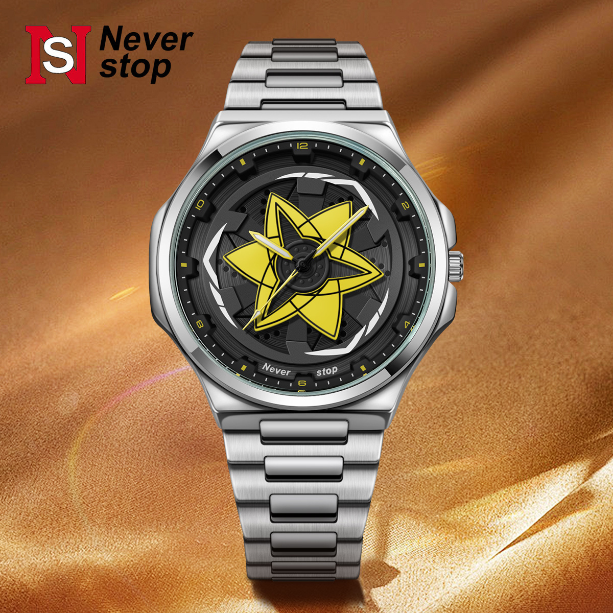 Sasuke Uchiha Sharingan Watch Yellow