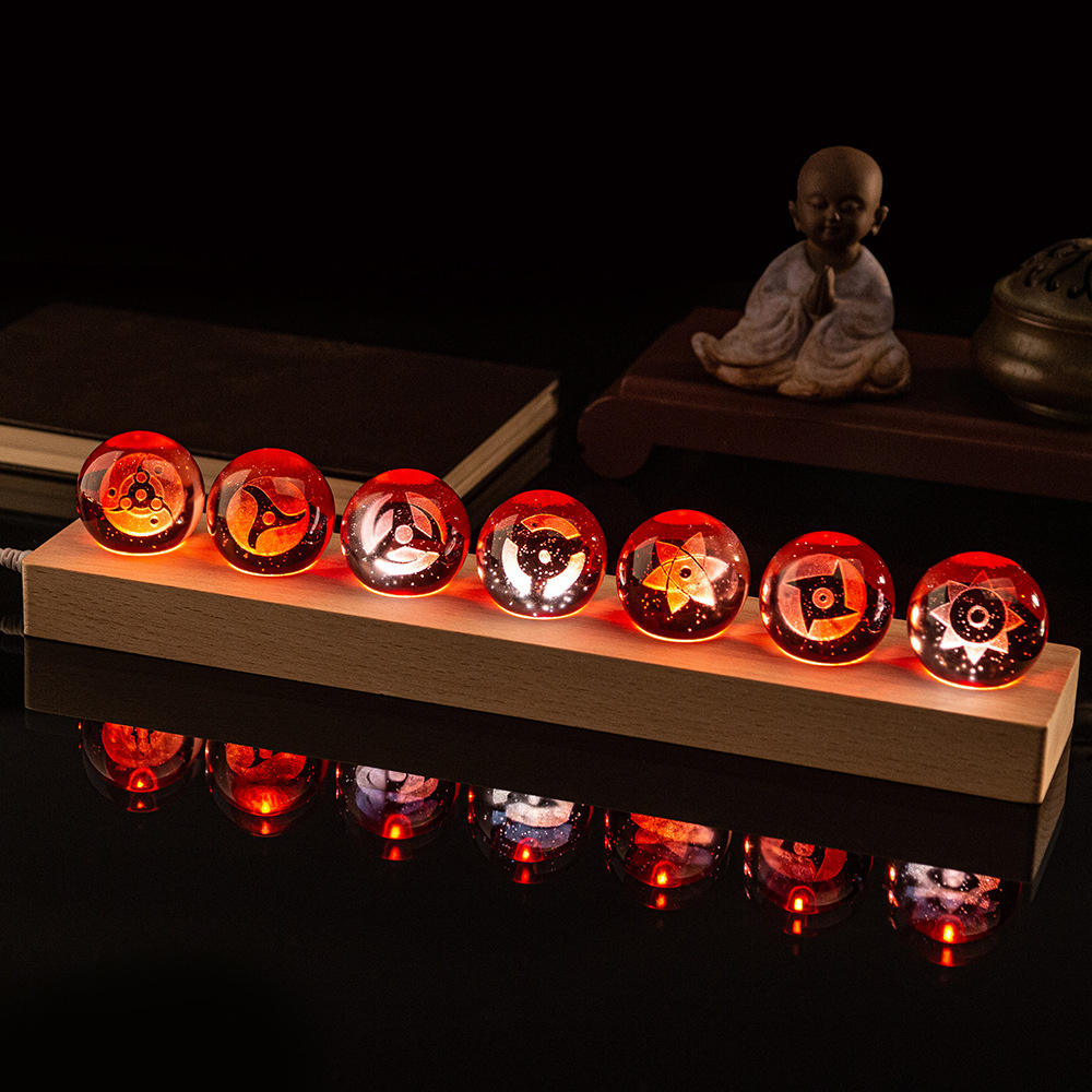 Uchiha Legacy Edition: Sharingan Crystal Ball LED Nightlight Set