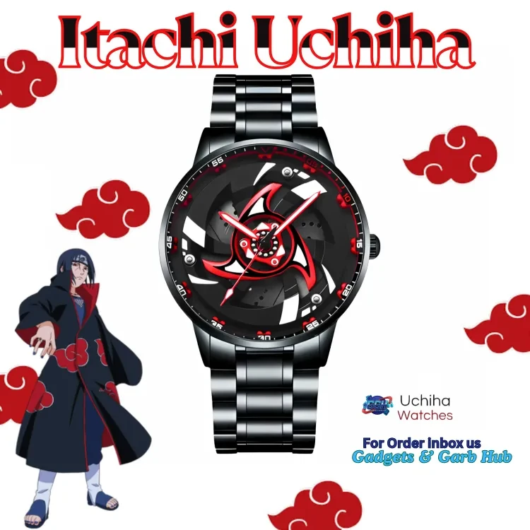 Original Itachi Uchiha Sharingan Watch | Official Naruto Edition