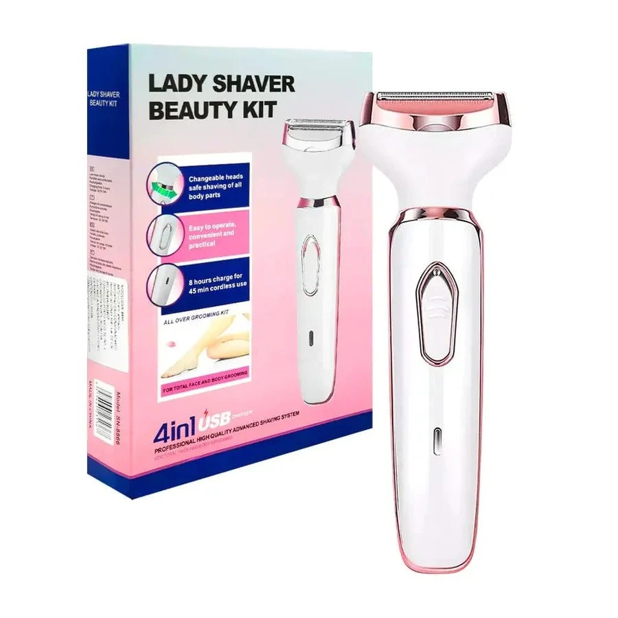 4-in-1 Rechargeable Lady Shaver Beauty Kit