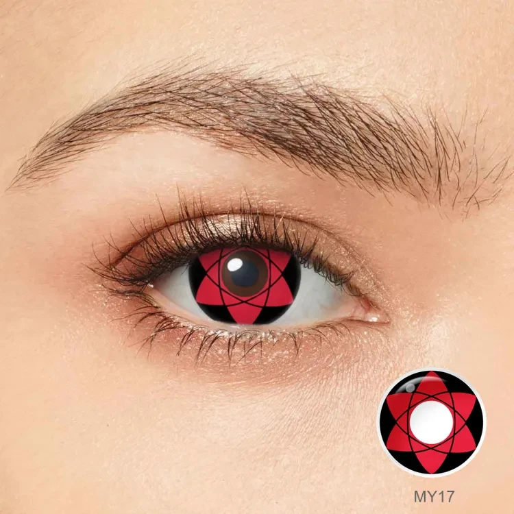 Sasuke Uchiha Sharingan Eye Lenses | Mangekyou Cosplay Lenses