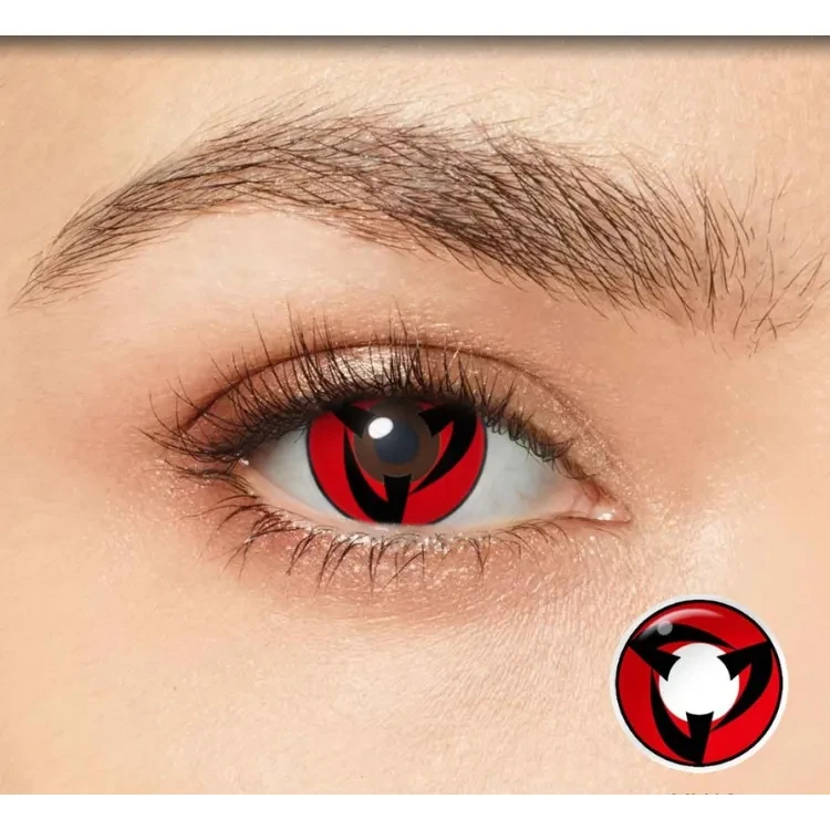 Obito & Kakashi Mangekyou Sharingan Eye Lenses | Kamui Cosplay Lens