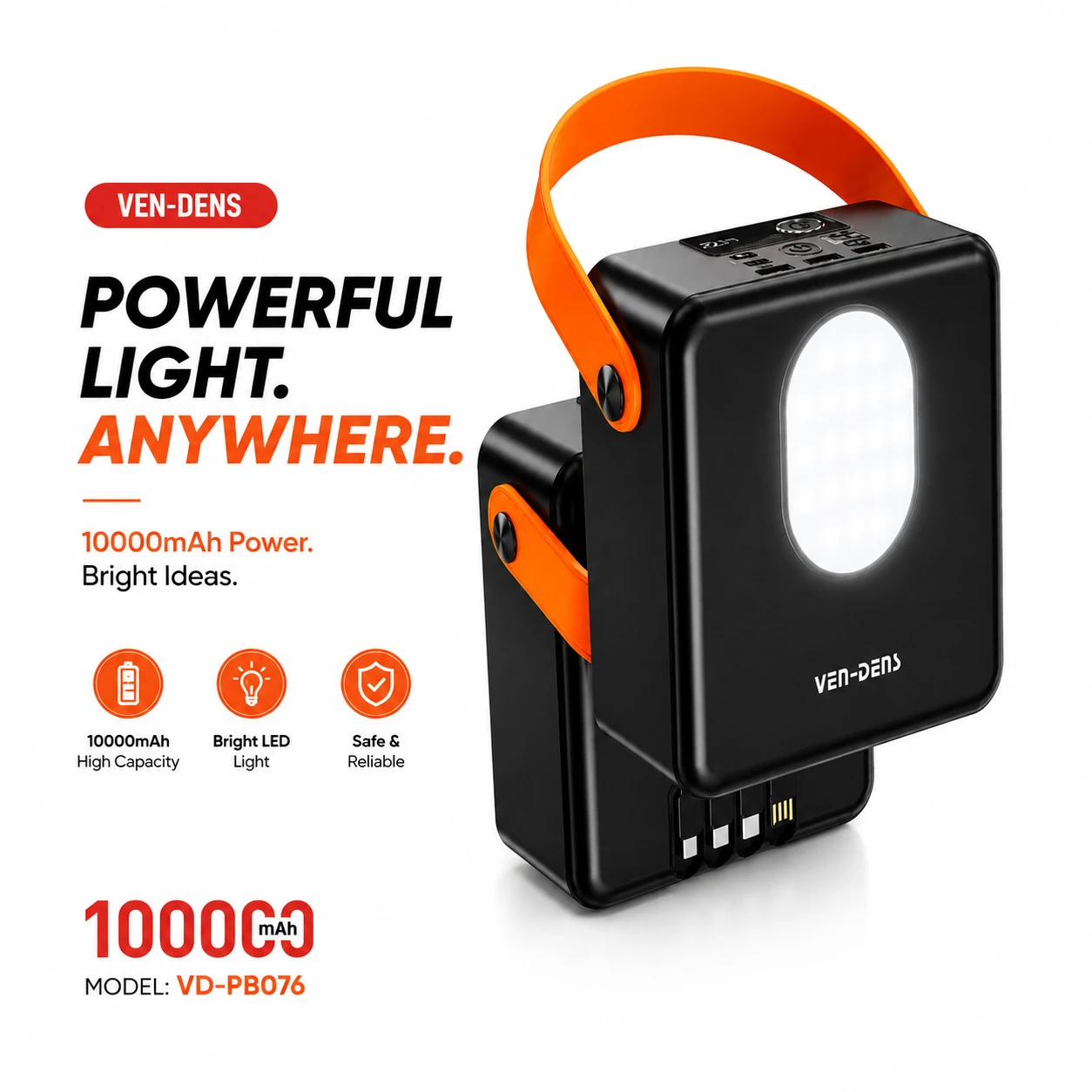 VEN-DENS VD-PB076 100000mAh Power Bank